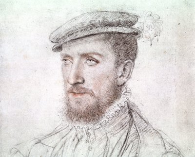 ガスパール・ド・コリニー（1519-1572）（デッサン 作： François Clouet