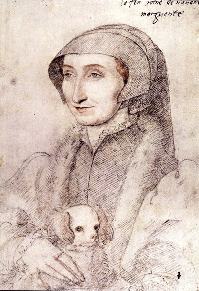 ナバラのマルグリット（1523-1574）（デッサン 作： François Clouet