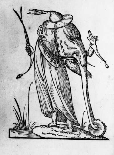 フランソワ・デスプレによる「パンタグルエルのユーモラスな夢」のイラスト、1565年発行 作： Francois Desprez