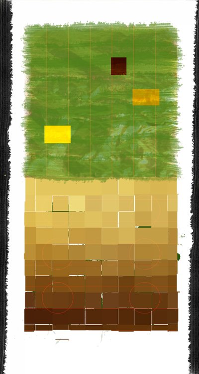 Genesis Day 3：Vegetation、2014、（デジタルペインティング） 作： Francois Domain