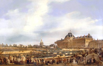 8月29日、パリで国家警備隊に旗を掲げるルイ・フィリップ 作： Francois Dubois