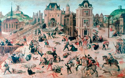セントバーソロミューの日虐殺、c1810-1870 作： Francois Dubois