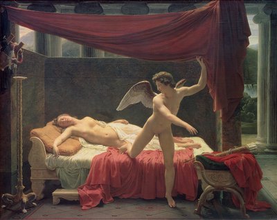 キューピッドとプシュケ、1817 作： Francois Edouard Picot