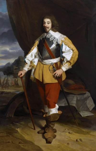 アンリII 1595-1632、モンモランシー公 作： Francois Edouard Picot