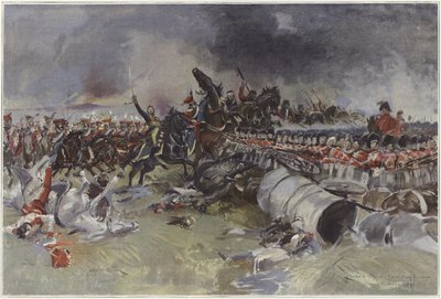 ウォータールーの戦い 作： Francois Flameng