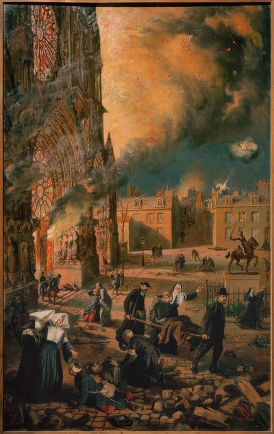 ランス大聖堂 作： Francois Fournier Sarloveze