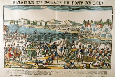 ローディ橋の戦いと交差、1796年5月11日 作： Francois Georgin