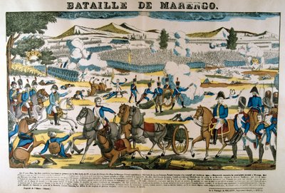 1800年6月13日、マレンゴの戦い 作： Francois Georgin