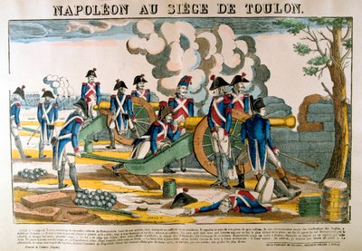 トゥーロンの包囲でのナポレオン、1793年、c1835 作： Francois Georgin
