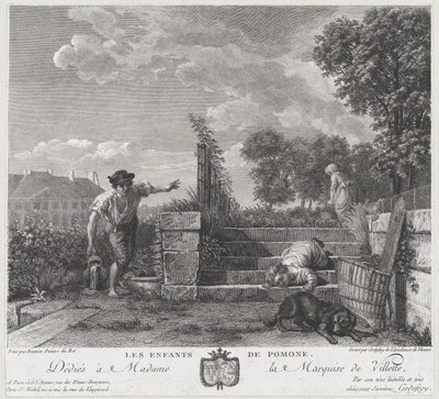 ポモナの子供たち、1778年。 作： Francois Godefroy