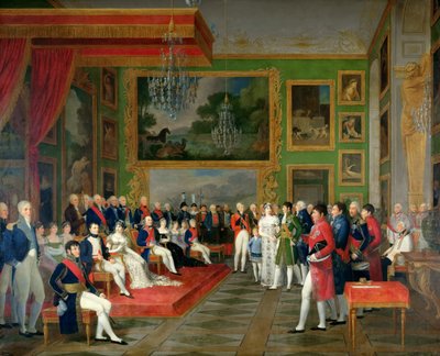 1806年1月13日、バイエルンのウジェーヌドボーアルネー王子とオーガスタ王女の結婚式 作： Francois Guillaume Menageot