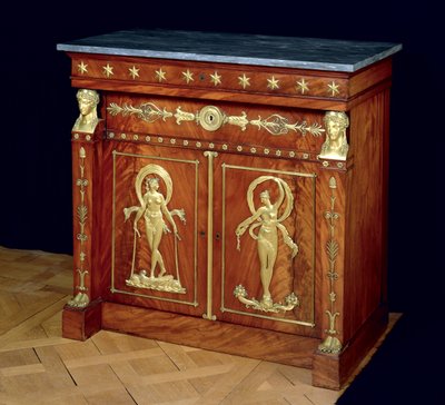 サイドボード、1810年頃（木と大理石） 作： Francois Honore Georges Jacob Desmalter