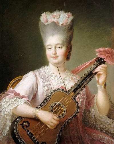 フランスのマリークロチルド1759-1802、サルデーニャの女王 作： Francois Hubert Drouais