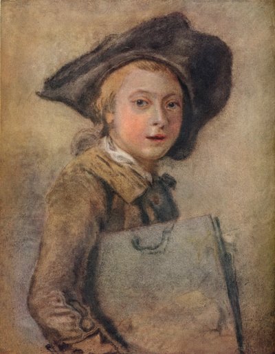 若い男としてのアーティストの肖像、1916 作： Francois Hubert Drouais
