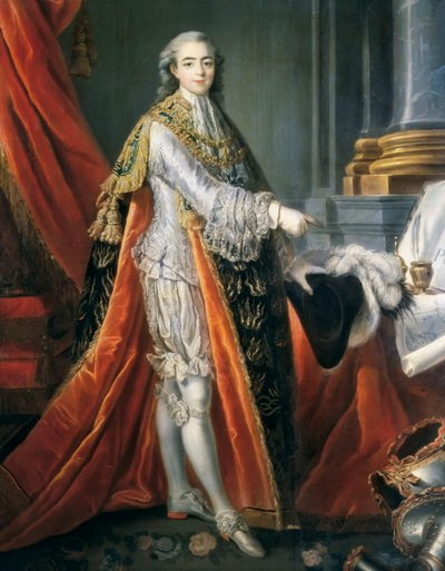 ブルボン家のシャルル10世の肖像」（油彩・キャンバス 作： Francois Hubert Drouais