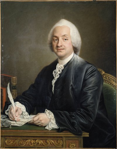 デニスポールルポトデラフォンテーヌの肖像画。 1772 作： Francois Hubert Drouais