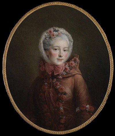 ナタリア王女の肖像ペトロヴナガリツィネ1741-1837、1760 作： Francois Hubert Drouais