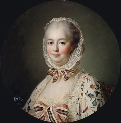 ポンパドゥール侯爵夫人の肖像（1721～1764年） - フランソワ・ユベール・ドルーエ（1727～1775年）。油彩・キャンバス 作： Francois Hubert Drouais
