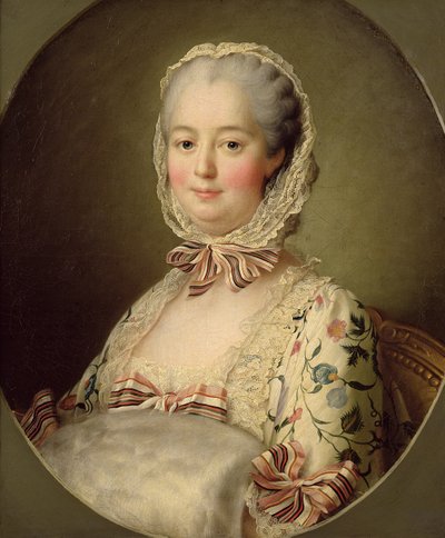 ポンパドール侯爵の肖像画（1721-64）1763 作： Francois Hubert Drouais