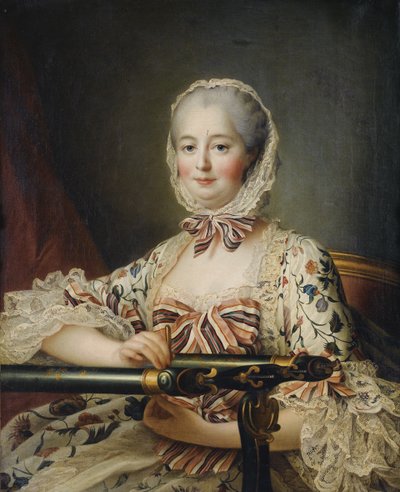 ポンパドゥール侯爵1721-1764の肖像 作： Francois Hubert Drouais