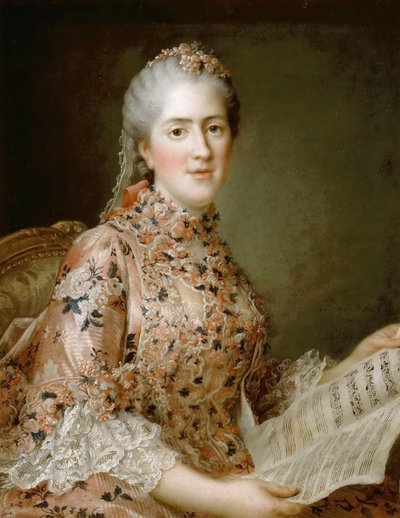 ソフィー王女（フランス）1734-1782 作： Francois Hubert Drouais
