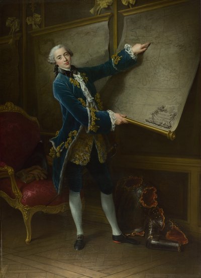 コントデボードルイユ、1758 作： Francois Hubert Drouais