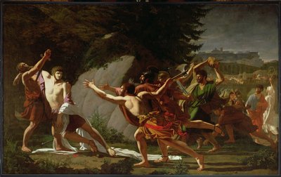 Caius Gracchus（c.159-121 BC）の死1792-97 作： Francois Jean Baptiste Topino Lebrun