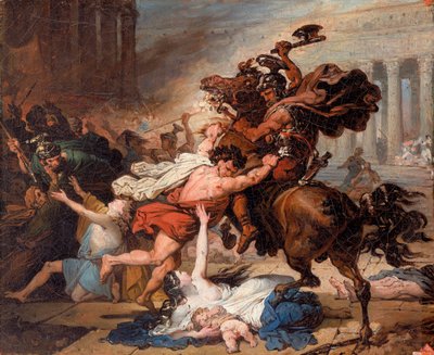 ローマ人によるエルサレムの破壊 作： François Joseph Heim
