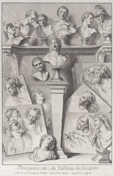 Ecce Homo の後の頭、1720-78。 作： Francois Joullain