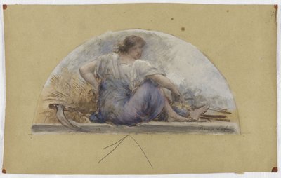 パリのオテル・ド・ヴィルのダイニングルームのためのスケッチ。 作： Francois Lafon