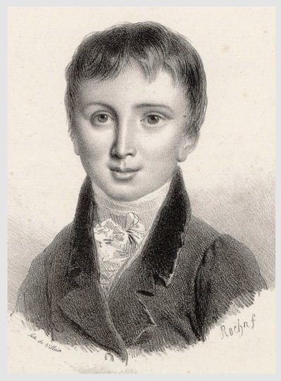 11歳のフランツ・リスト、c。 1822年。 作： Francois Le Villain