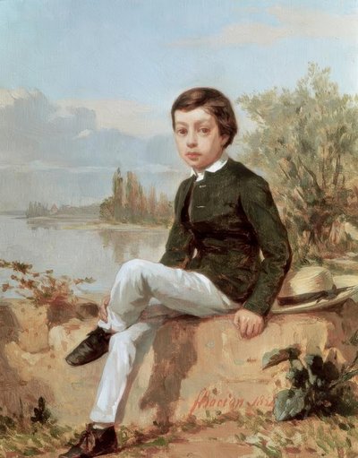 ジャック・ラルギエの肖像（1844– 1907） 作： Francois Louis David Bocion