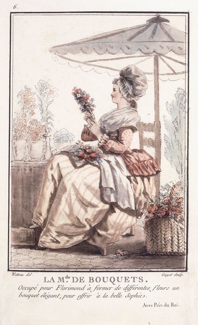 M. de des Bouquets、1786年 作： Francois Louis Joseph Watteau