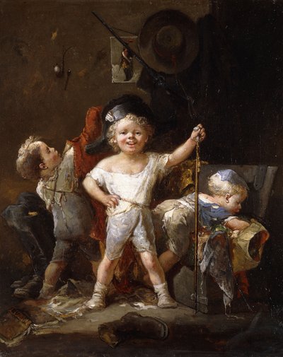 ドレスアップ、 作： Francois Louis Lanfant de Metz