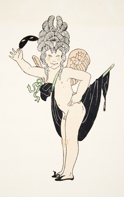 Personages de Comedie、pub の天使。 1922年（ステンシルプリント） 作： Francois Louis Schmied