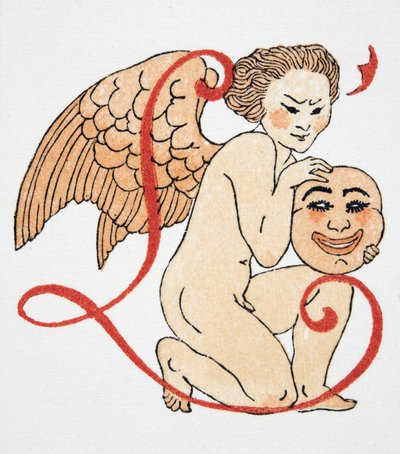 キューピッド、パブ。 1922（ステンシルを印刷） 作： Francois Louis Schmied