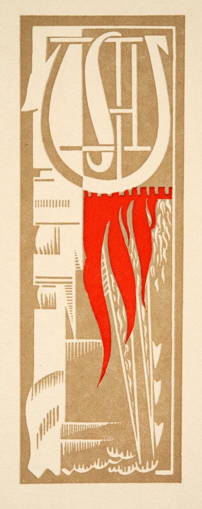 AeschylusによるProméthéeEnchaînéのグラフィックイラスト、パブ。 1941（ステンシルプリント） 作： Francois Louis Schmied