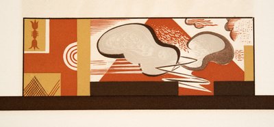 AeschylusによるProméthéeEnchaînéのグラフィックイラスト、パブ。 1941（ステンシルプリント） 作： Francois Louis Schmied