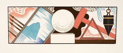 AeschylusによるProméthéeEnchaînéのグラフィックイラスト、パブ。 1941（ステンシルプリント） 作： Francois Louis Schmied