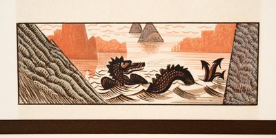 AeschylusによるProméthéeEnchaînéのグラフィックイラスト、パブ。 1941（ステンシルプリント） 作： Francois Louis Schmied