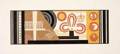 AeschylusによるProméthéeEnchaînéのグラフィックイラスト、パブ。 1941（ステンシルプリント） 作： Francois Louis Schmied