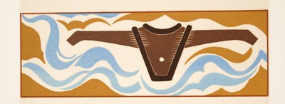 AeschylusによるProméthéeEnchaînéのグラフィックイラスト、パブ。 1941（ステンシルプリント） 作： Francois Louis Schmied