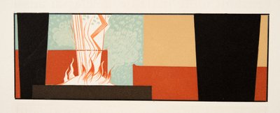AeschylusによるProméthéeEnchaînéのグラフィックイラスト、パブ。 1941（ステンシルプリント） 作： Francois Louis Schmied