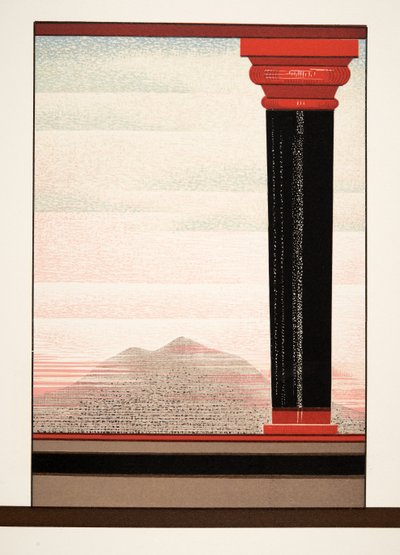 AeschylusによるProméthéeEnchaînéのイラスト、パブ。 1941（ステンシルプリント） 作： Francois Louis Schmied
