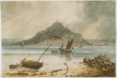 モンサンミッシェル、1802 作： Francois Louis Thomas Francia