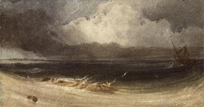 難破した船員 作： Francois Louis Thomas Francia