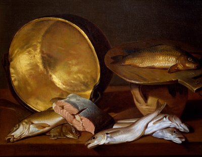 魚のいる静物 フランソワ・マザー作 作： フランソワ・マザー