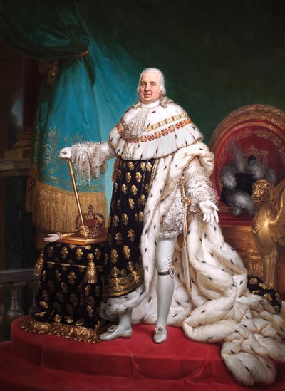 Luís XVIII (óleo sobre tela) 作： Baron François Pascal Simon Gérard
