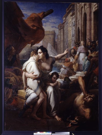 マルセイユのペストの際のベルサンセのモンシニョール 作： Baron François Pascal Simon Gérard