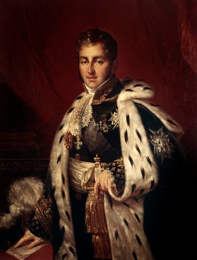 ジュール・ド・ポリニャックの肖像 作： Baron François Pascal Simon Gérard